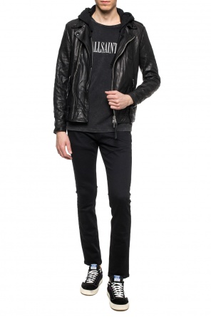 ‘woodley’ leather jacket, zdjęcie 2 ‘woodley’ leather jacket od AllSaints